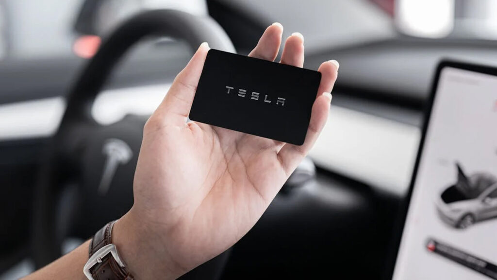Tesla key card