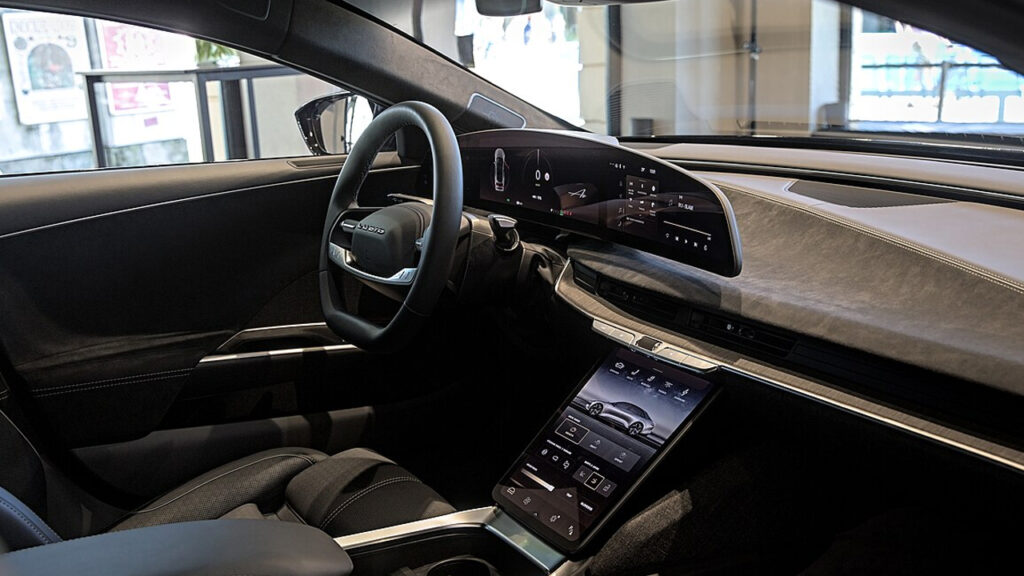 lucid air interior