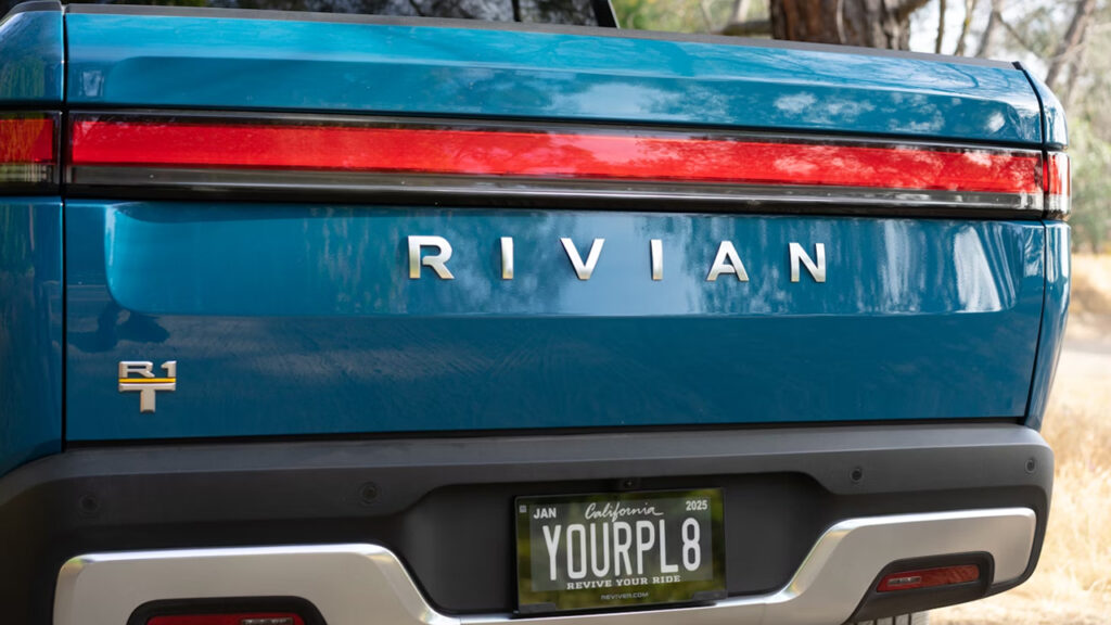 rivian rear view