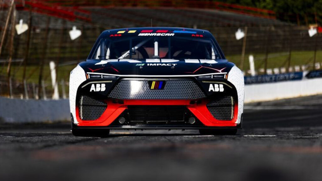 ABB NASCAR EV Prototype front full view