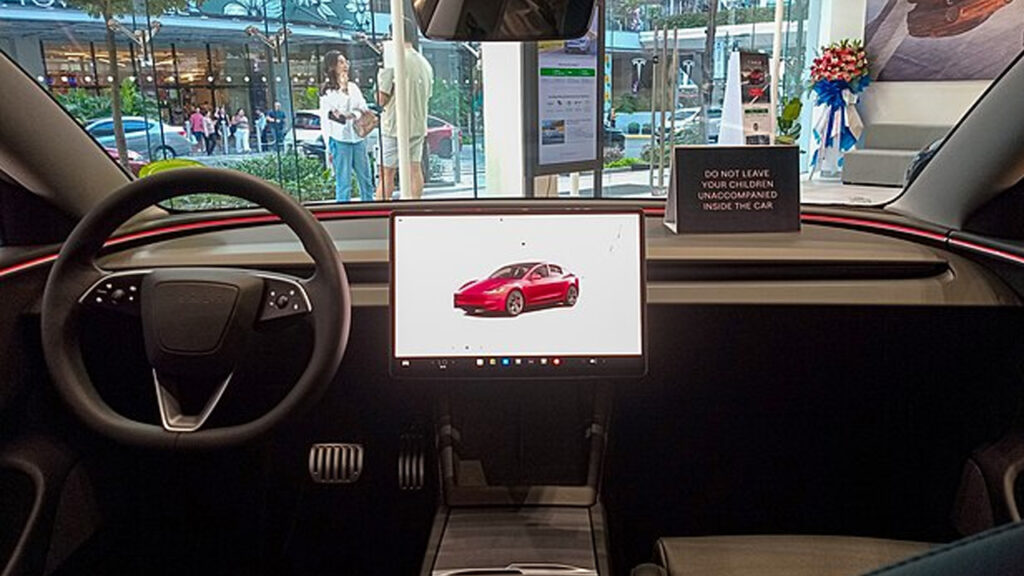 Tesla Model 3 interior