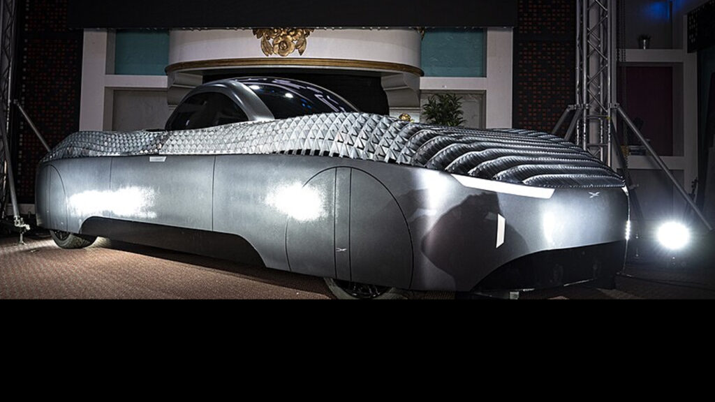alef flying car protype on display