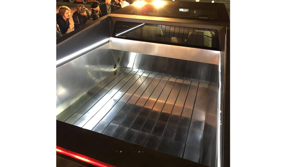 cybertruck cargo vault