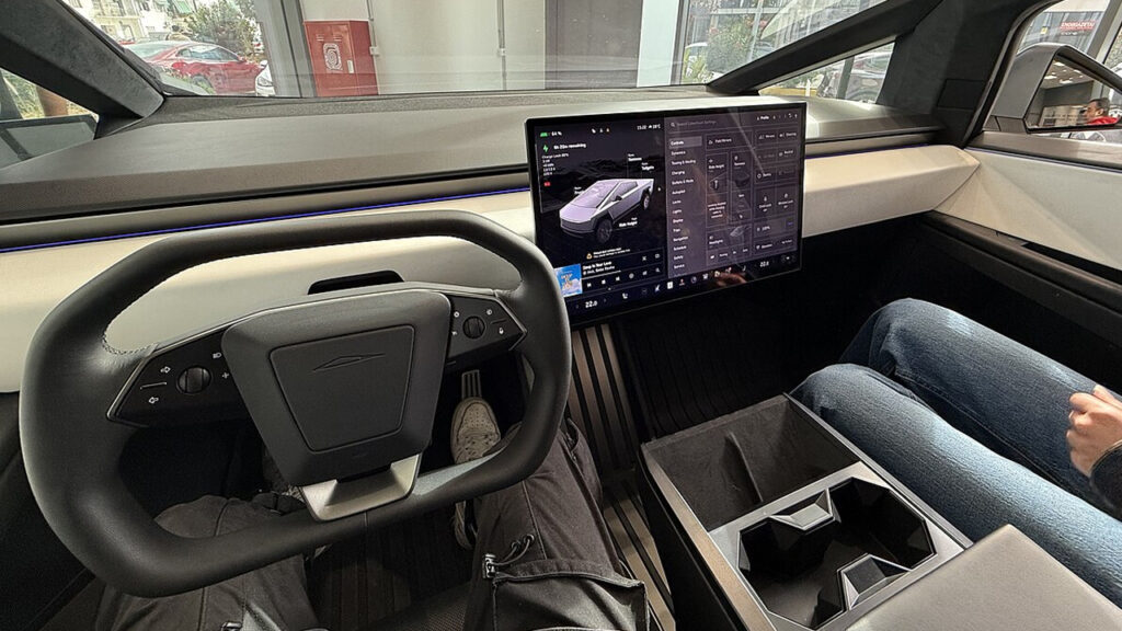 cybertruck interior